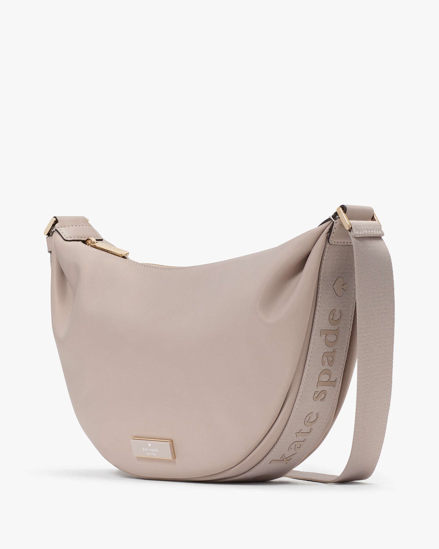 Kate Spade Carter Nylon Medium Sling Bag Cozy Grey