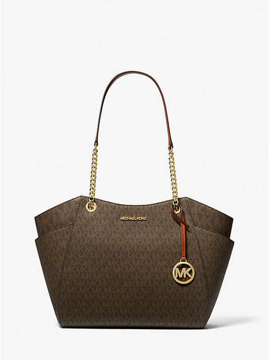 Jet Set Large Signature Logo Tote