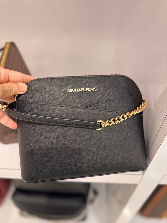 MICHAEL KORS Medium Dome Crossbody Bag Black