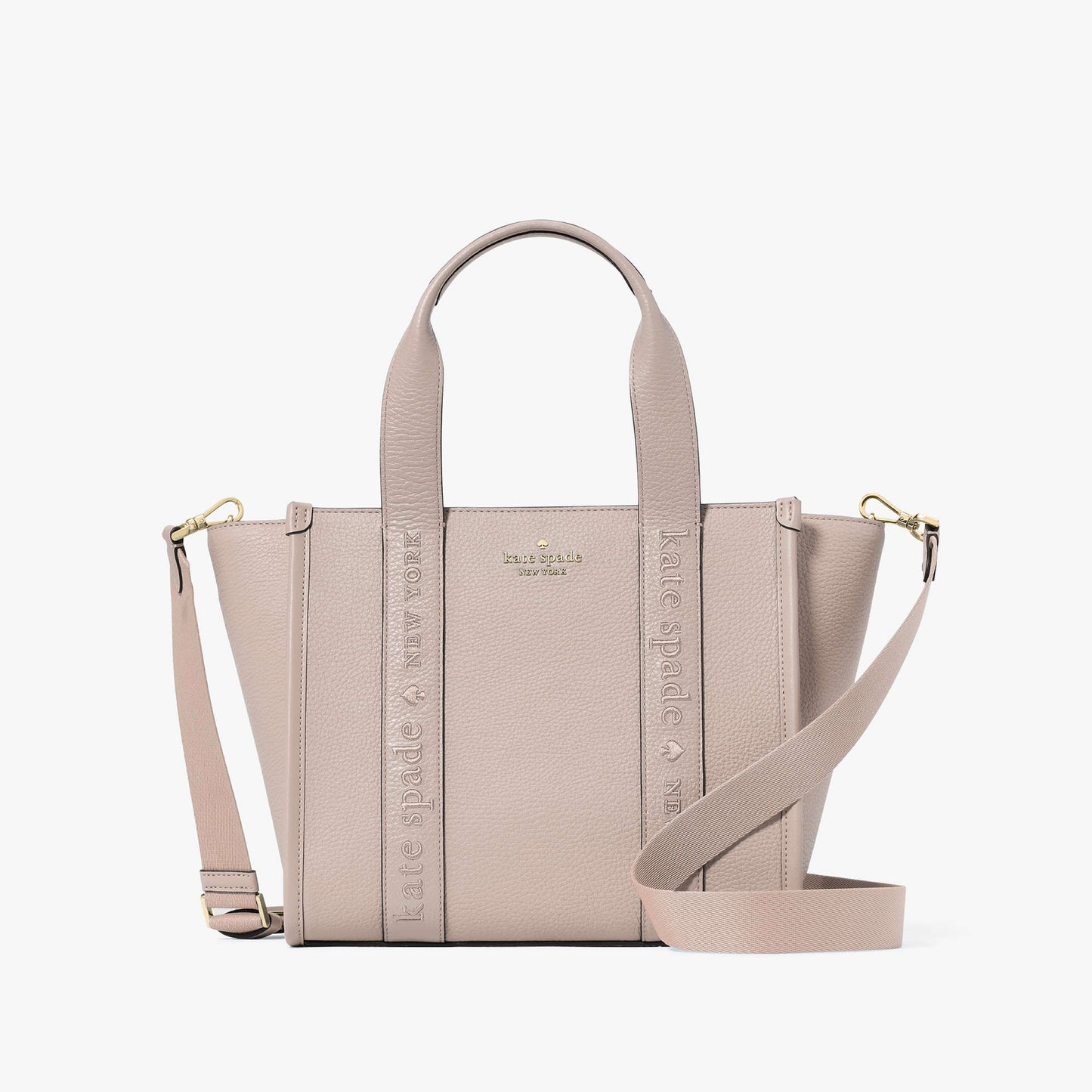 Kate Spade Kip Leather Small Tote Cozy Grey