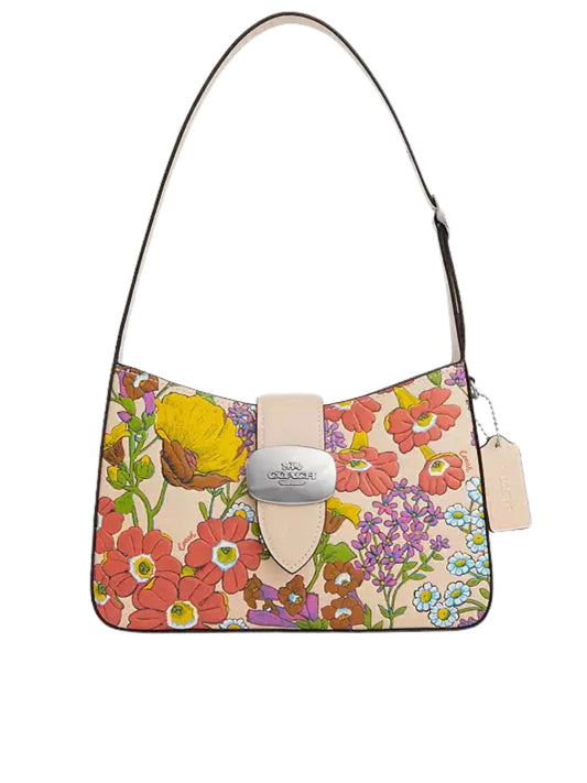 Coach Eliza Shoulder Bag With Floral Print