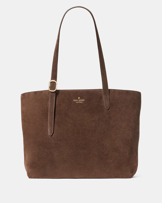 Kate Spade 454 Tote Suede Hot Fudge
