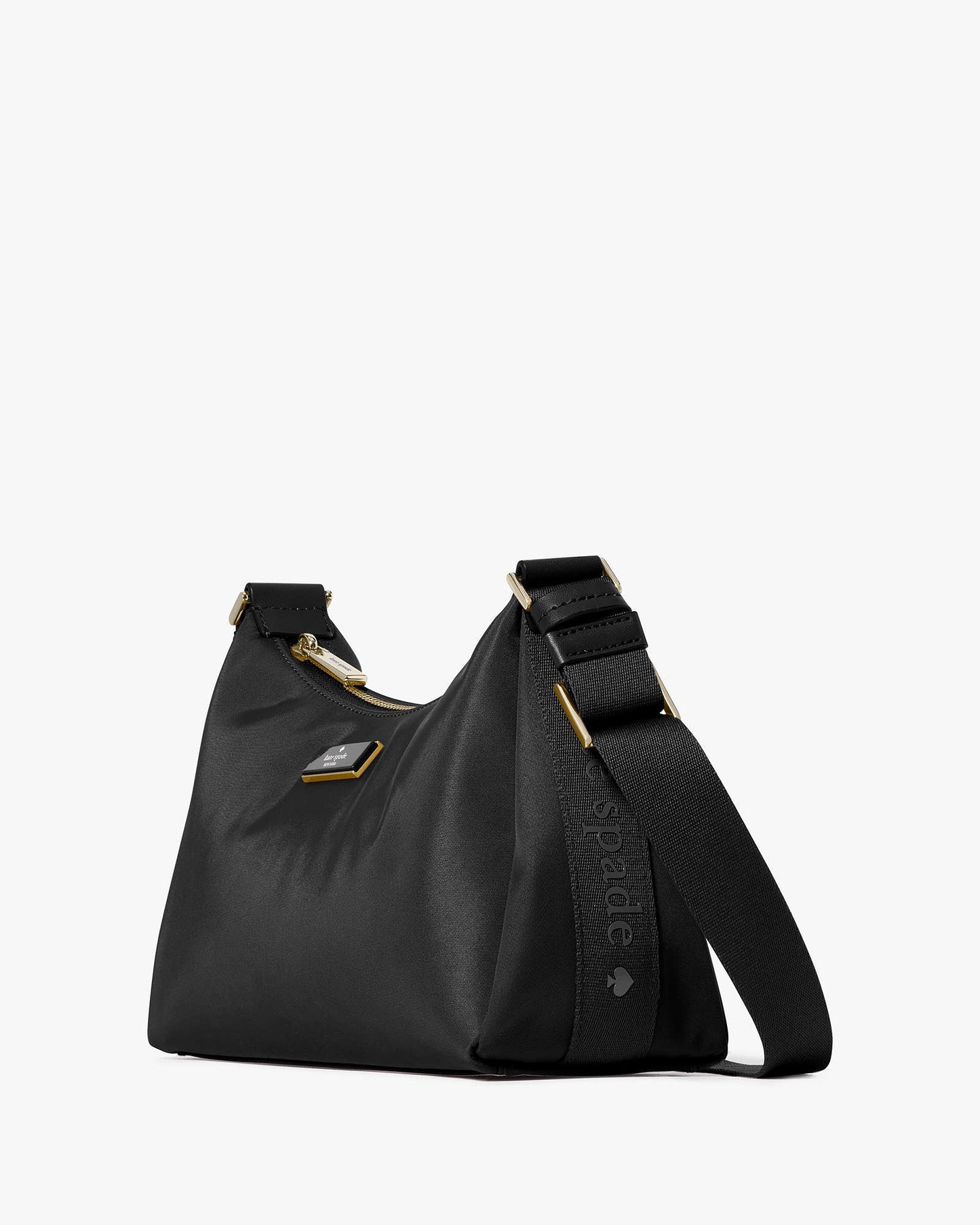 Carter Nylon Small Shoulder Bag Black
