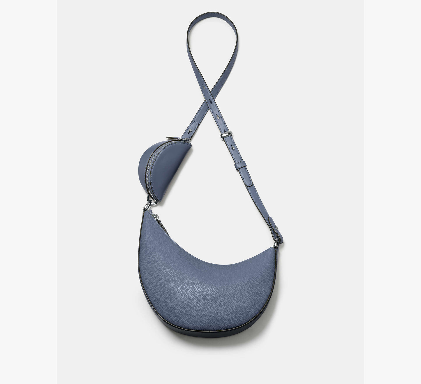 Kate Spade Duo Crossbody Bag Cinder Grey (BOUTIQUE)