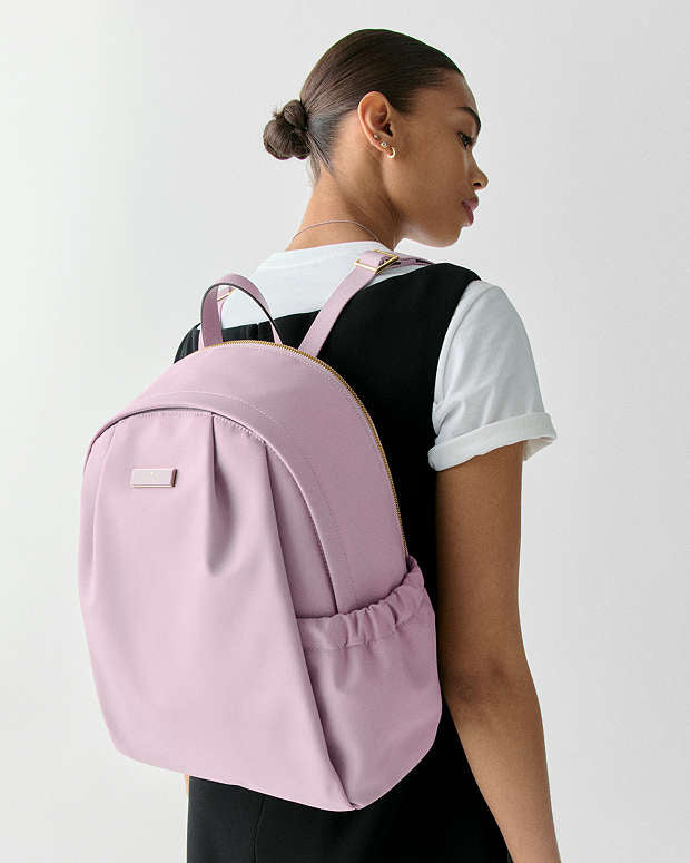 Kate Spade Carter Nylon Large Backpack Lavender Smoke