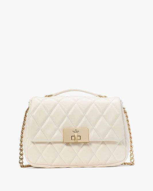 Carey Quilted Small Flap Crossbody