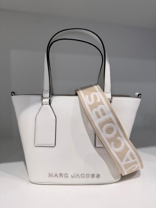 Marc Jacobs Trademark Tote Logo White