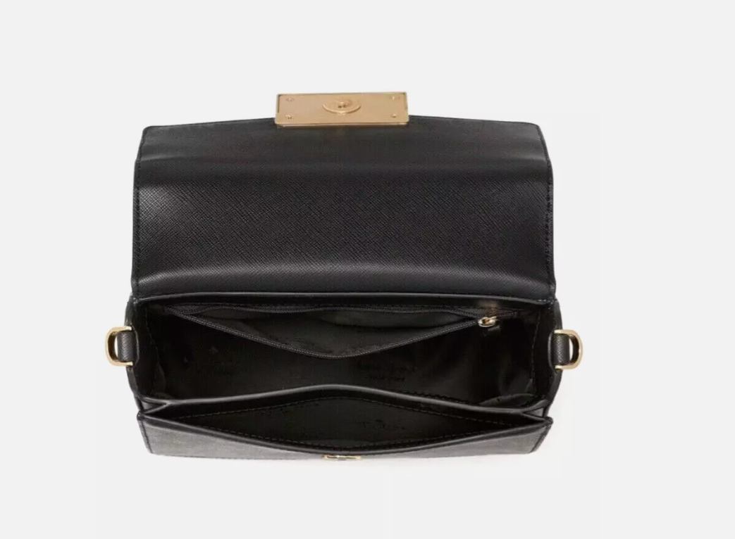 Kate Spade REEGAN TOP HANDLE CROSSBODY Black CLEARANCE (AS IS)