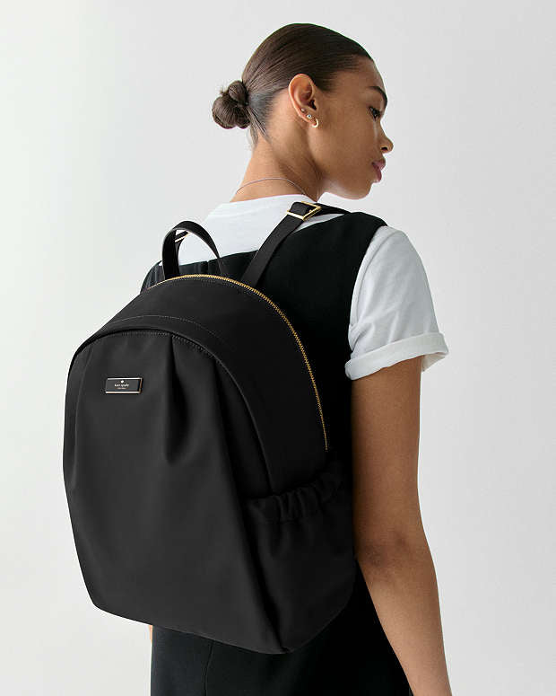 Kate Spade Carter Nylon Large Backpack Black