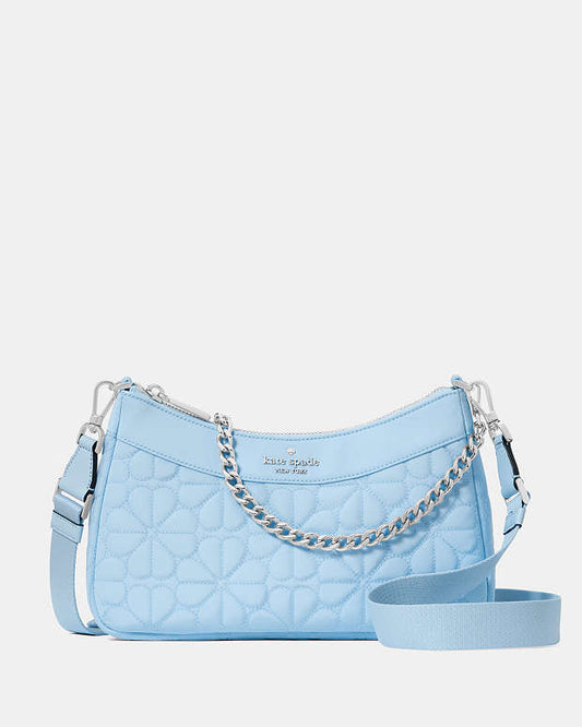 Kate Spade Spade Flower Quilted Fabric Convertible Montauk Blue