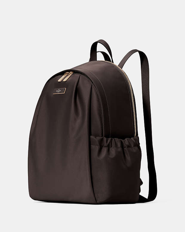 Kate Spade Carter Nylon Large Backpack Hot Fudge