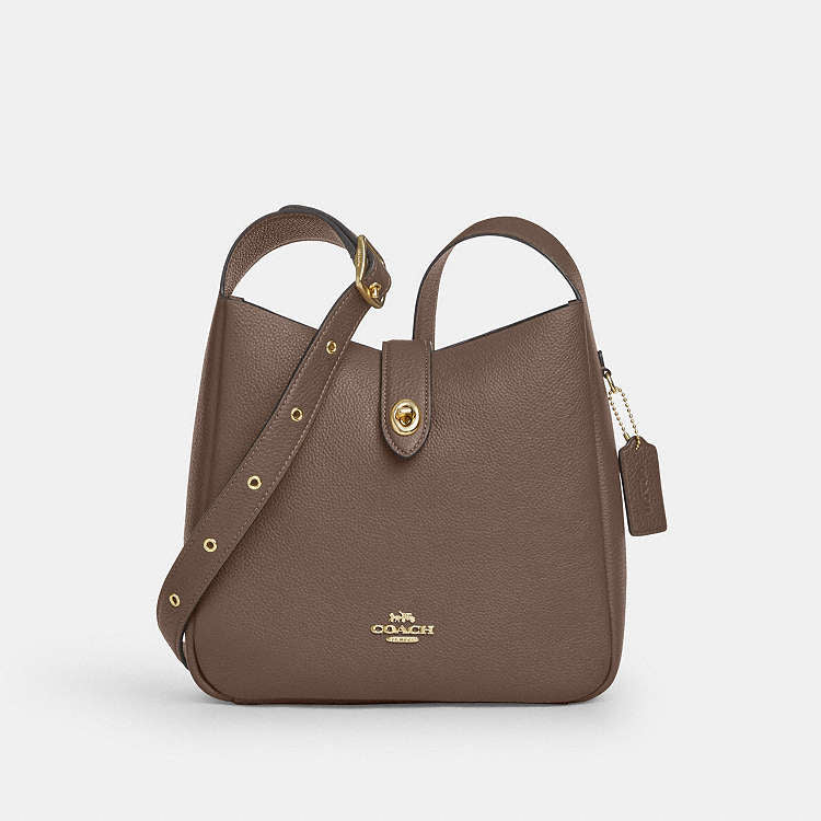 Coach Hadley Convertible Crossbody Bag Dark Stone