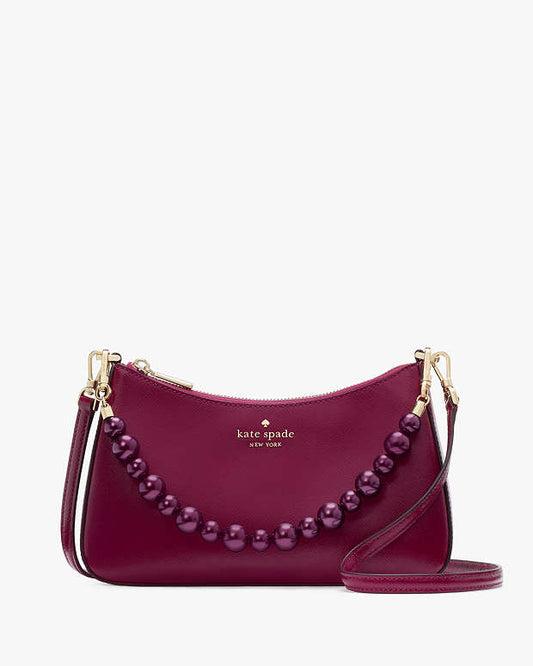 Madison Faux Pearl Medium Convertible Crossbody