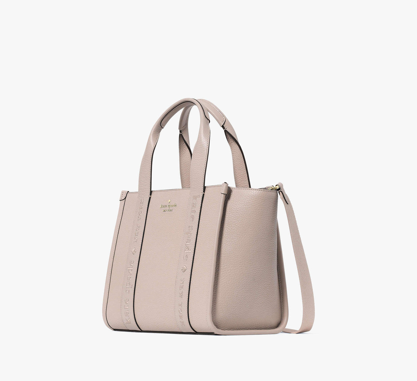 Kate Spade Kip Leather Small Tote Cozy Grey