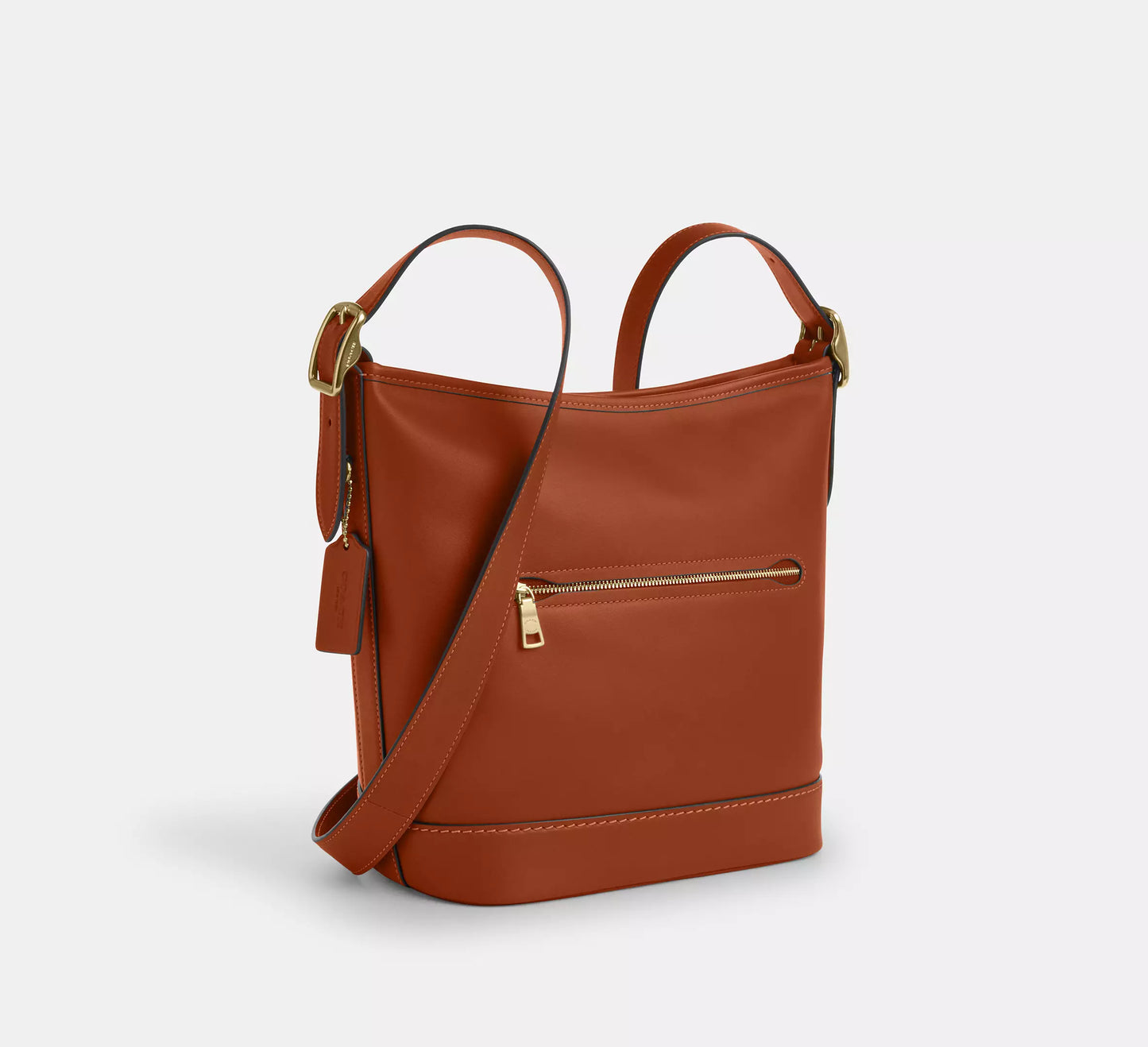 Coach Jude Duffle Bag Leather Gold