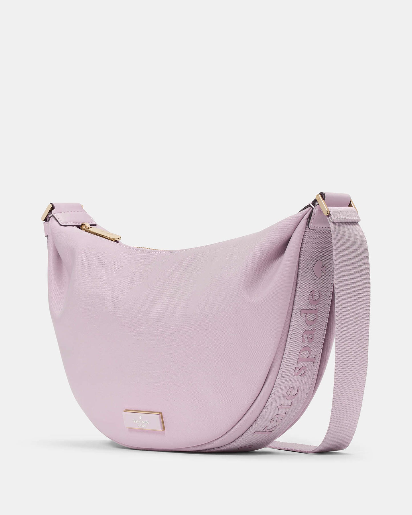 Kate Spade Carter Nylon Medium Sling Bag Lavender Smoke