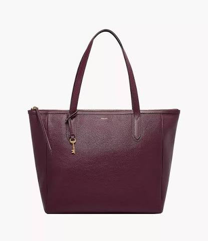Fossil Sydney Tote Raisin
