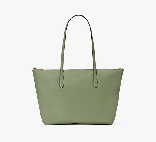 Kate Spade Kitt Nylon Medium Tote Cedar Stand