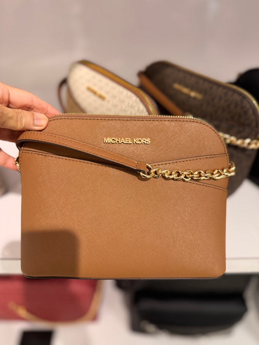 MICHAEL KORS Medium Dome Crossbody Bag Luggage