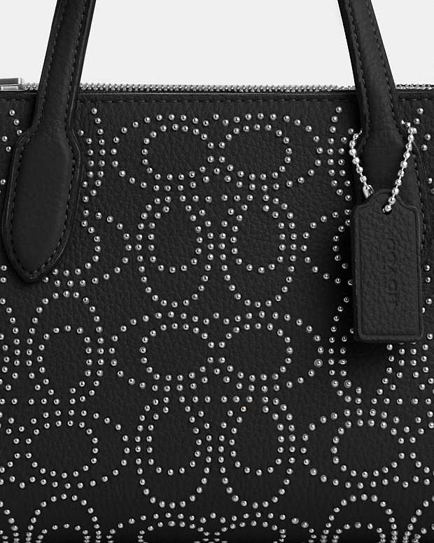 Nina Small Tote Bag With Signature Rivets