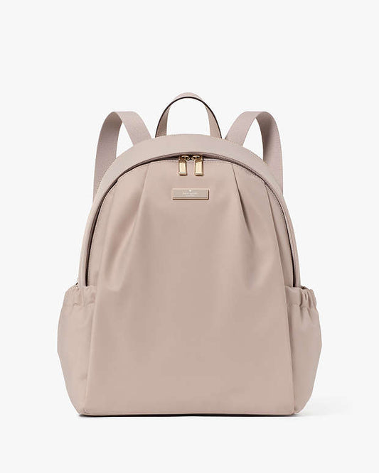 Kate Spade Carter Nylon Large Backpack Cozy Grey