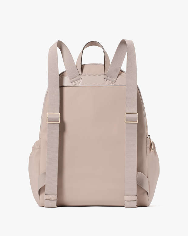 Kate Spade Carter Nylon Large Backpack Cozy Grey