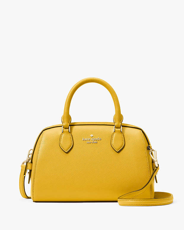 Madison Saffiano Leather Small Duffle Crossbody