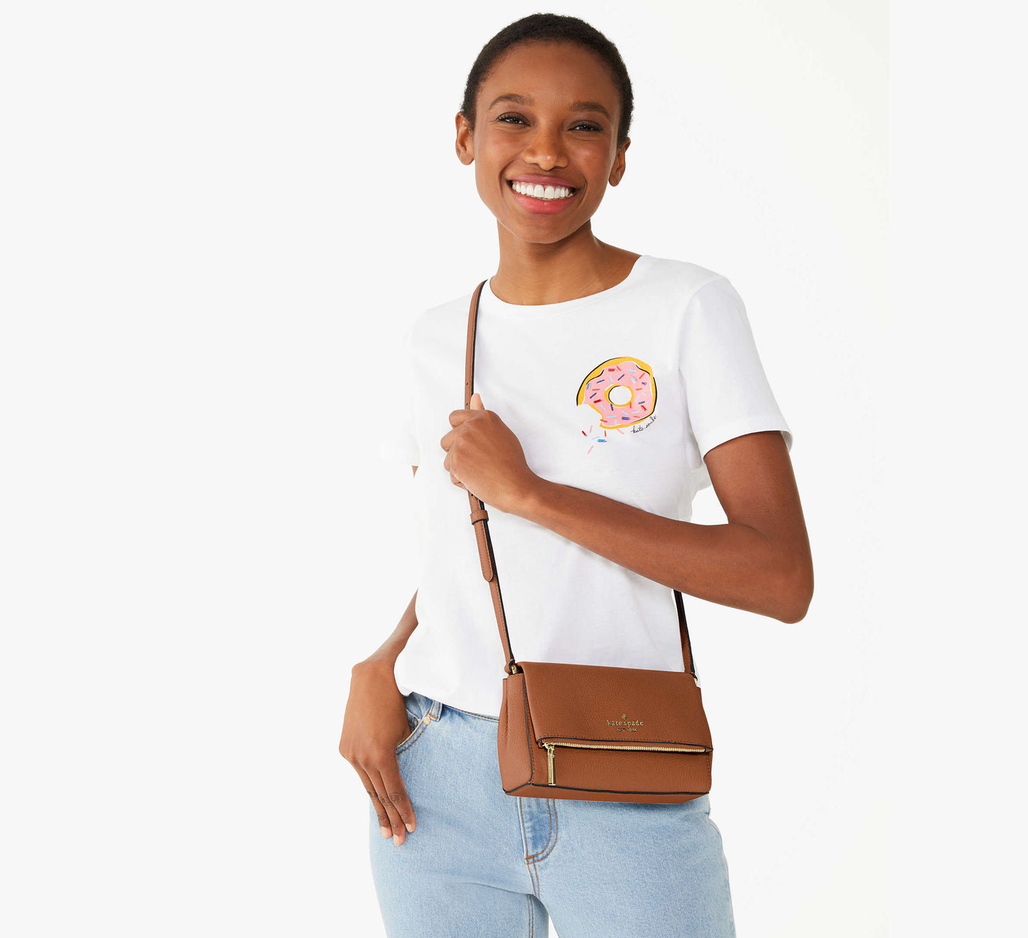 Kate Spade Leila Mini Crossbody Warm Ginger