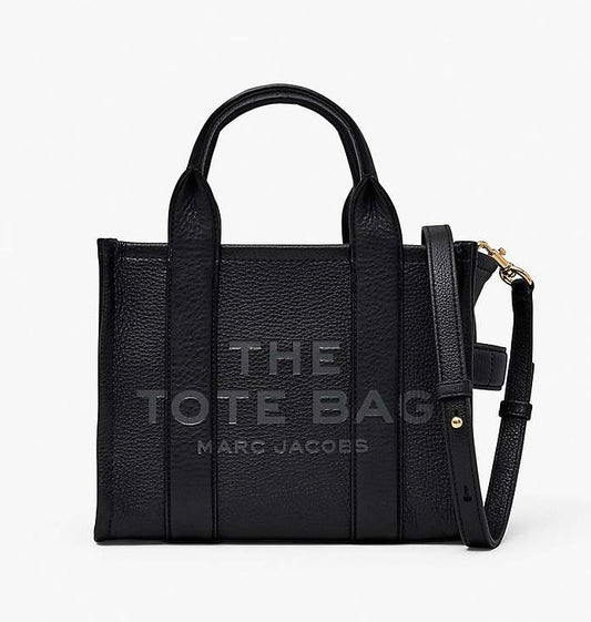 Marc Jacobs THE LEATHER
CROSSBODY TOTE BAG BLACK