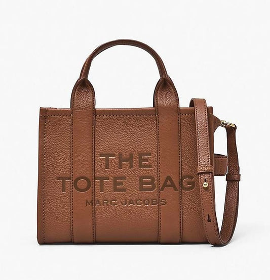 Marc Jacobs THE LEATHER CROSSBODY TOTE BAG ARGAN OIL