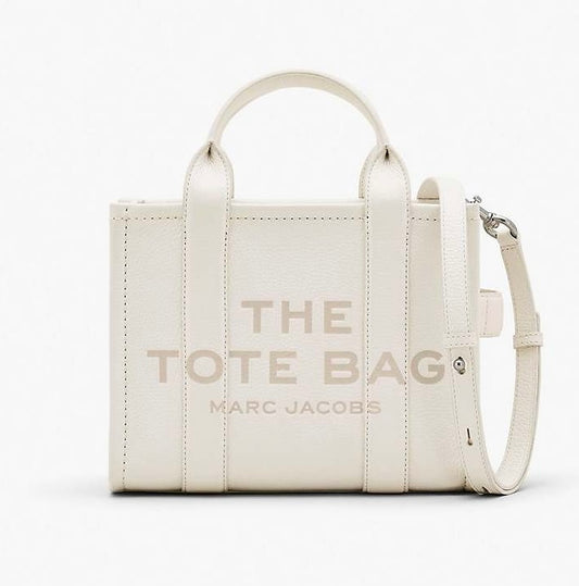 Marc Jacobs THE LEATHER CROSSBODY TOTE BAG COTTON