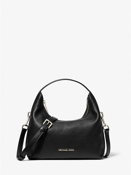 Michael Kors EMBER SMALL MESSENGER BAG (35F4S7YM1L) BLACK/SILVER