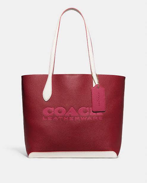 Coach Kia Tote In Colorblock