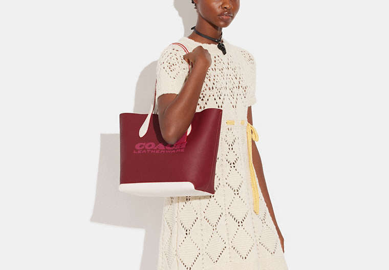Coach Kia Tote In Colorblock