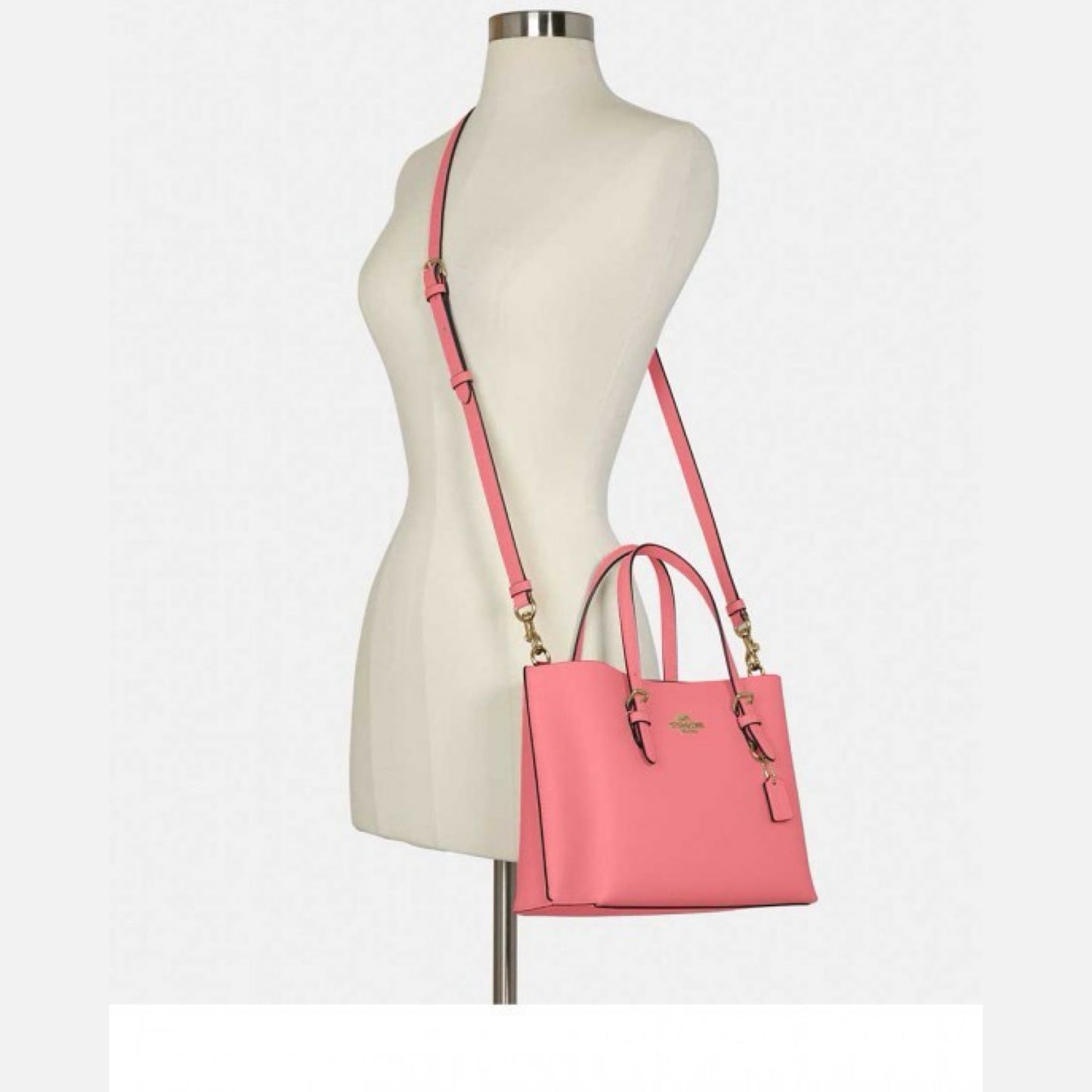 Coach Mollie Tote Bag 25 Taffy Pink