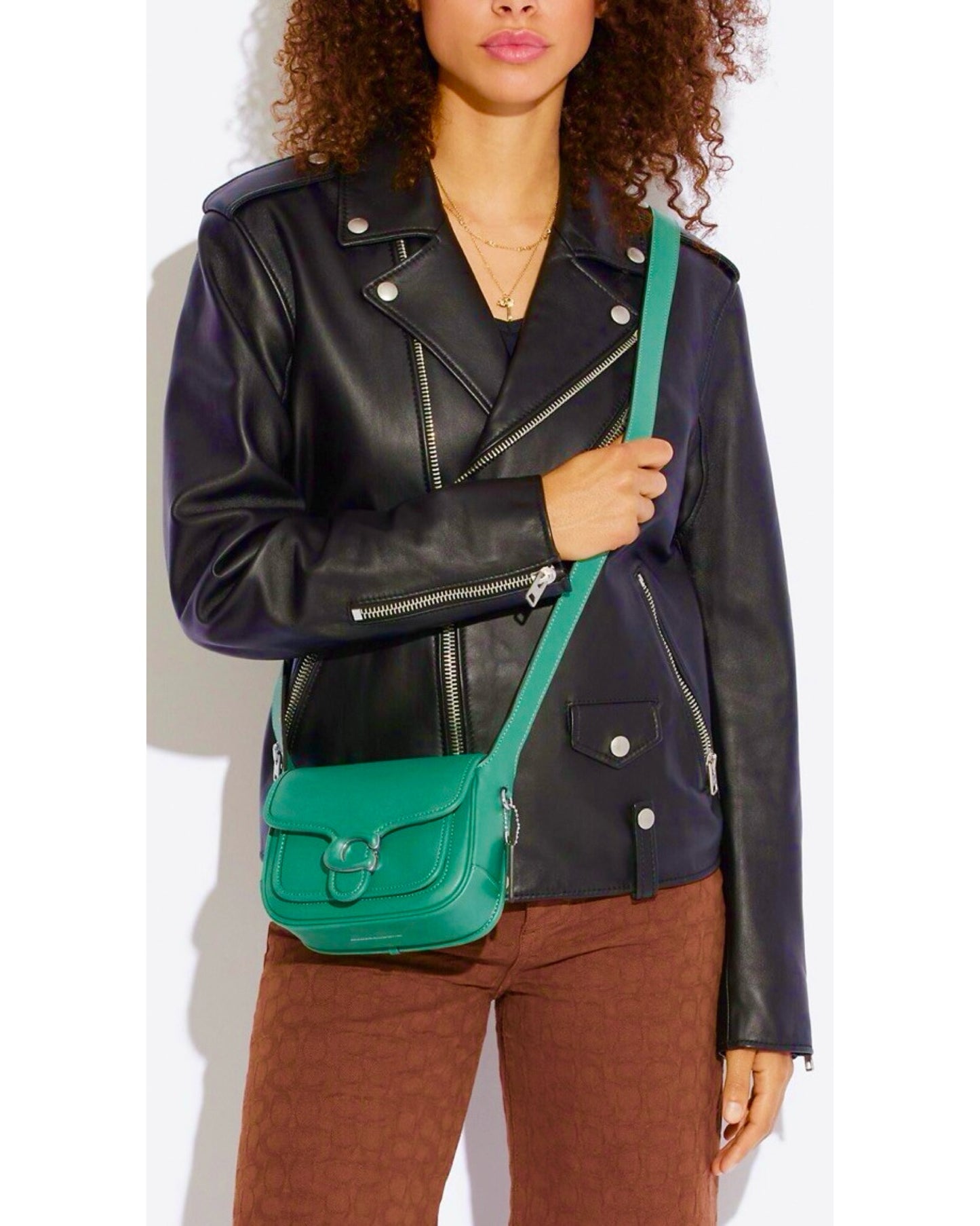 Coach Tabby Messenger 19 Green (Boutique)