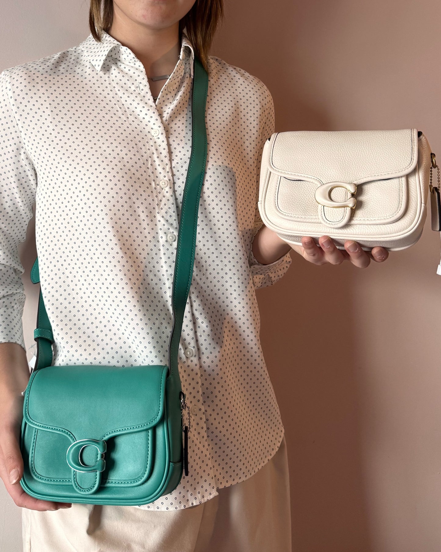 Coach Tabby Messenger 19 Green (Boutique)