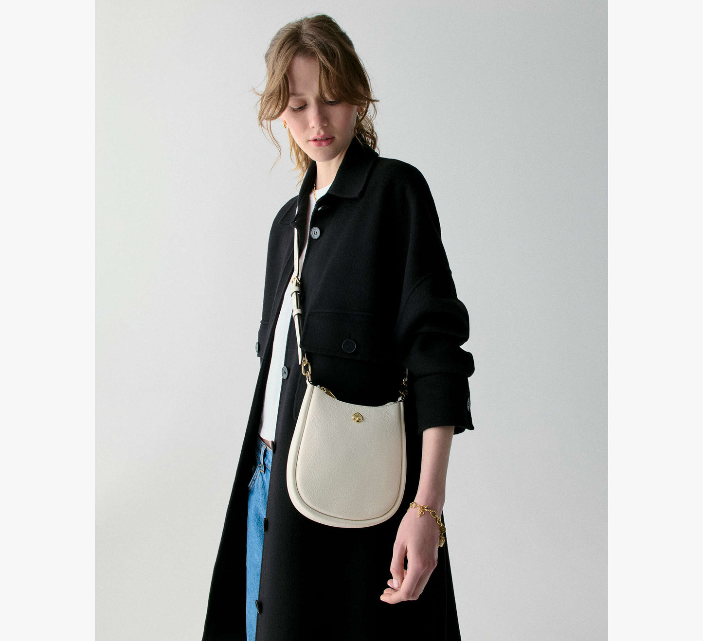 Kate Spade Kayla Small Swingpack Crossbody Meringue