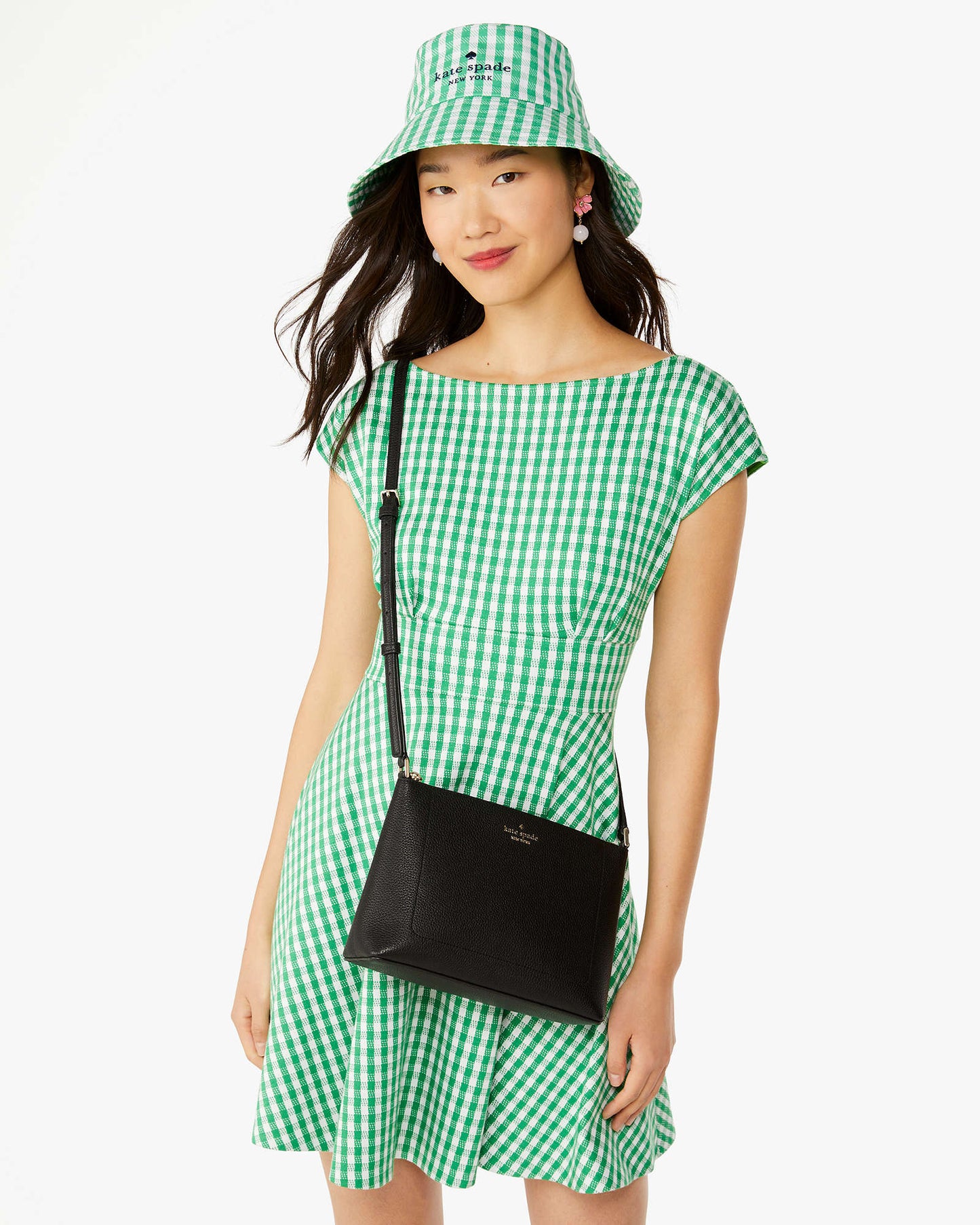 Kate Spade Leila Medium Crossbody Black