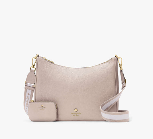 Kate Spade Emma Large Crossbody Bag Cozy Grey