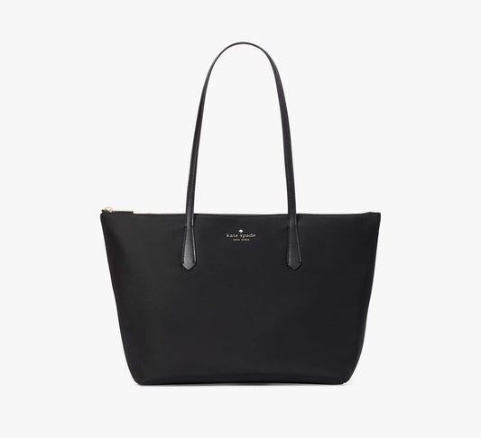 Kate Spade Kitt Nylon Medium Tote BLACK
