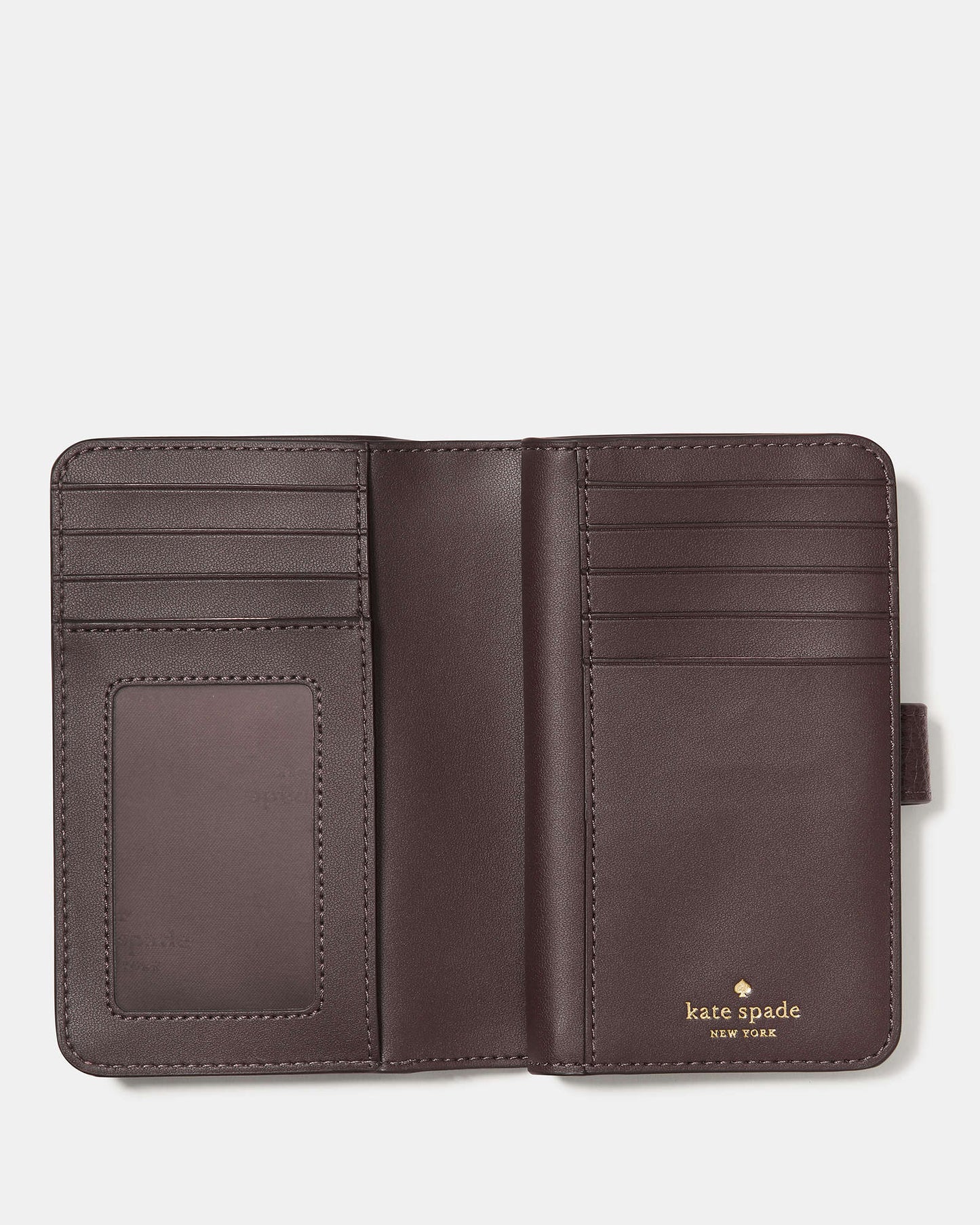 KATE SPADE LENA MEDIUM BIFOLD WALLET Hot Fudge