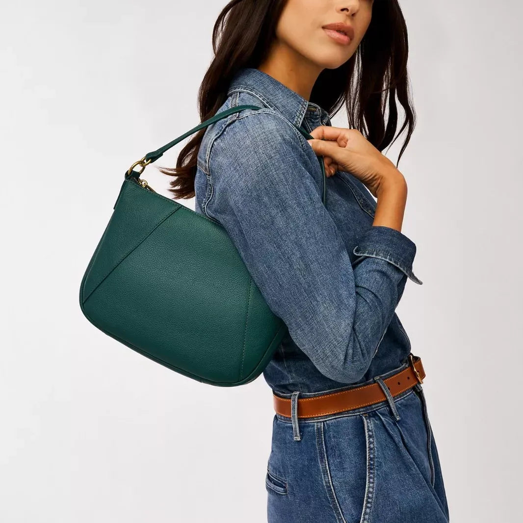 Fossil Skylar Crossbody Deep Jade