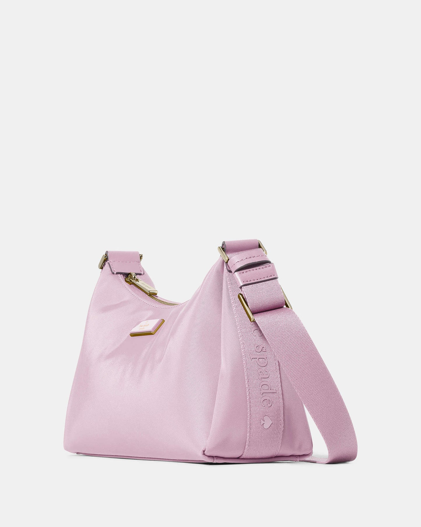 Carter Nylon Small Shoulder Bag Lavender Smoke