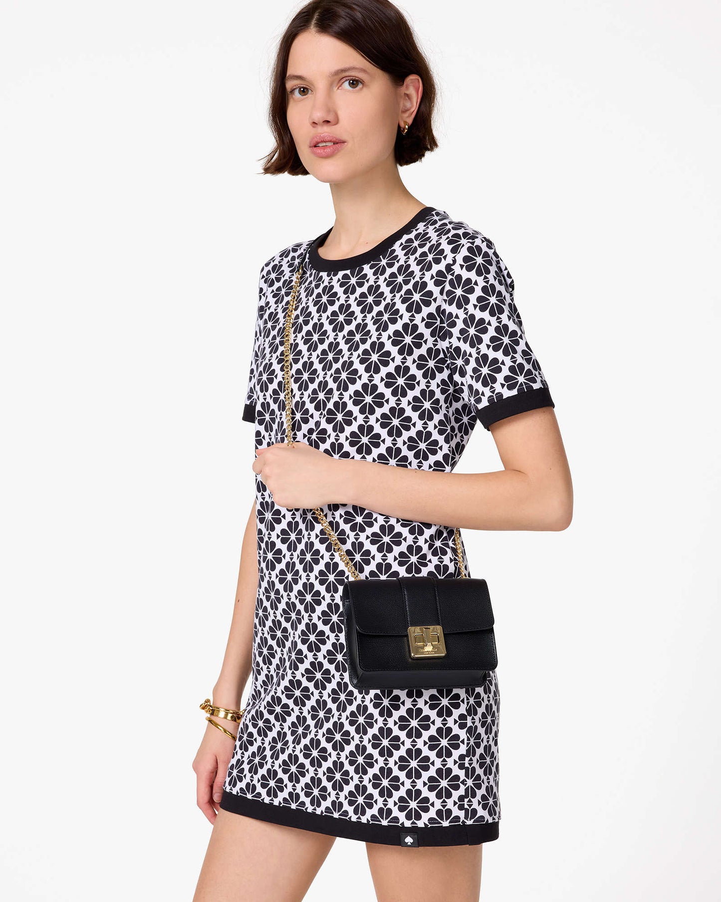 Kate Spade Phoebe Turnlock Mini Flap Crossbody Black