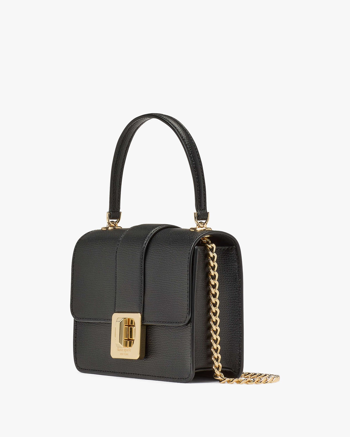 Kate Spade Phoebe Turnlock Mini Flap Crossbody Black