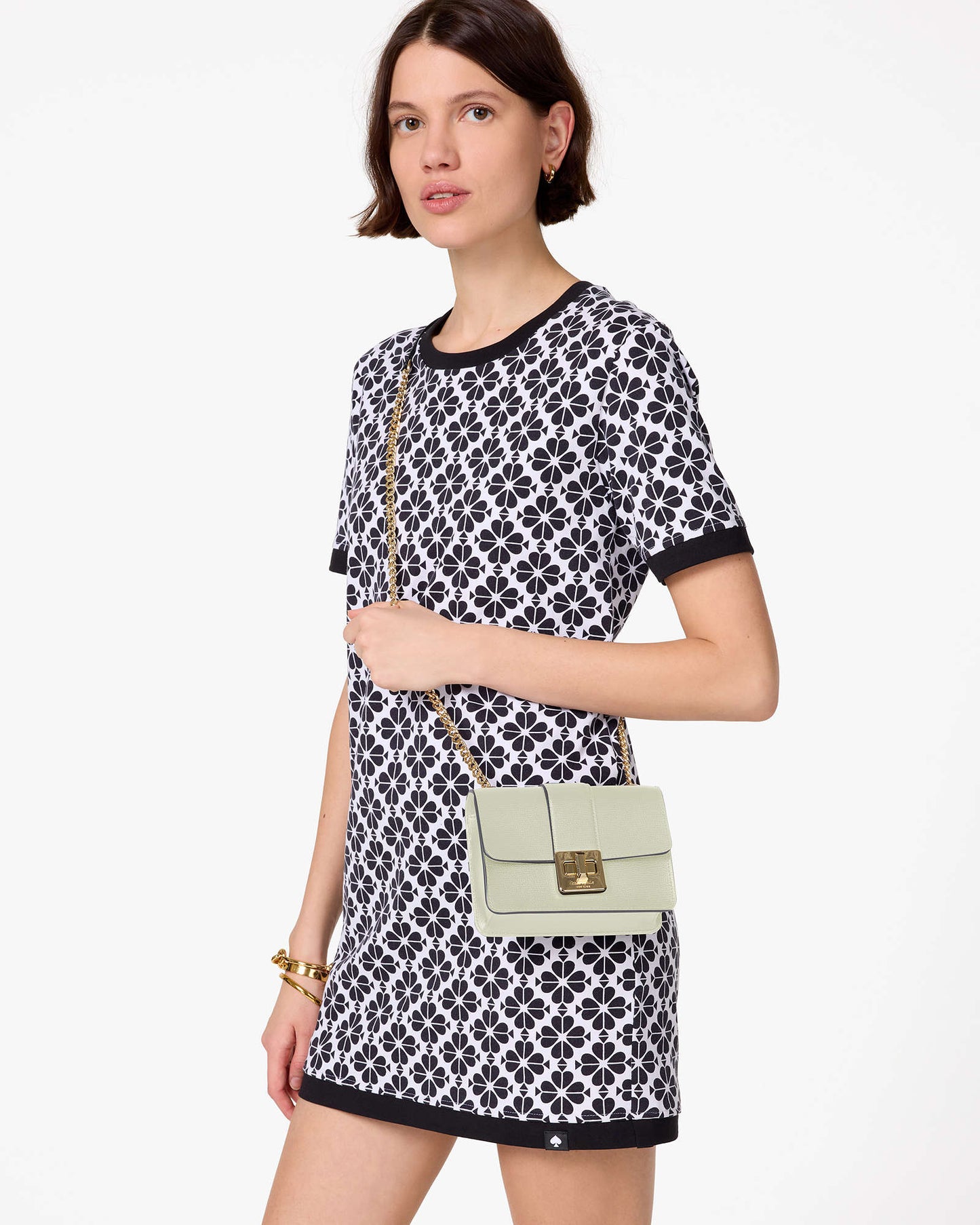 Kate Spade Phoebe Turnlock Mini Flap Crossbody Sage