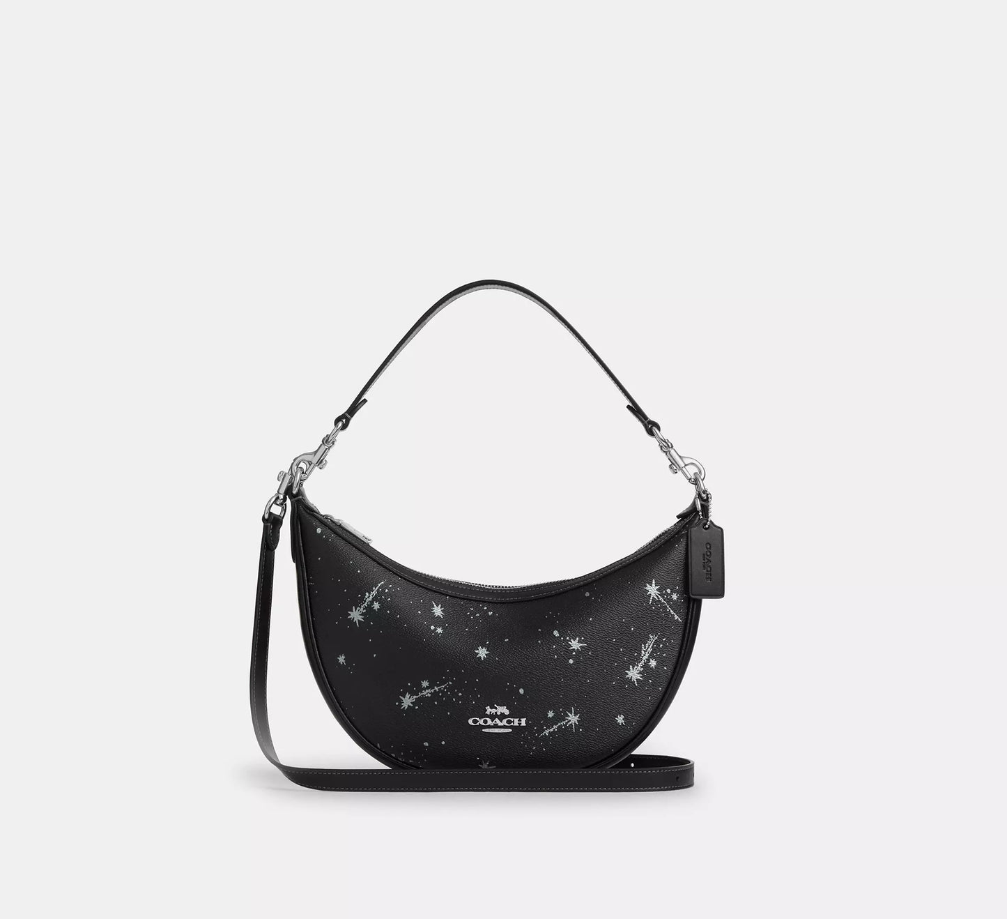 Coach Aria Shoulder Bag In Signature Canvas Star Print