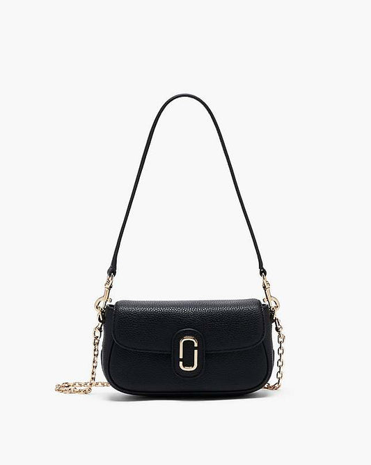 Marc Jacobs THE PEBBLE CLOVER SHOULDER BAG (Boutique) - Black