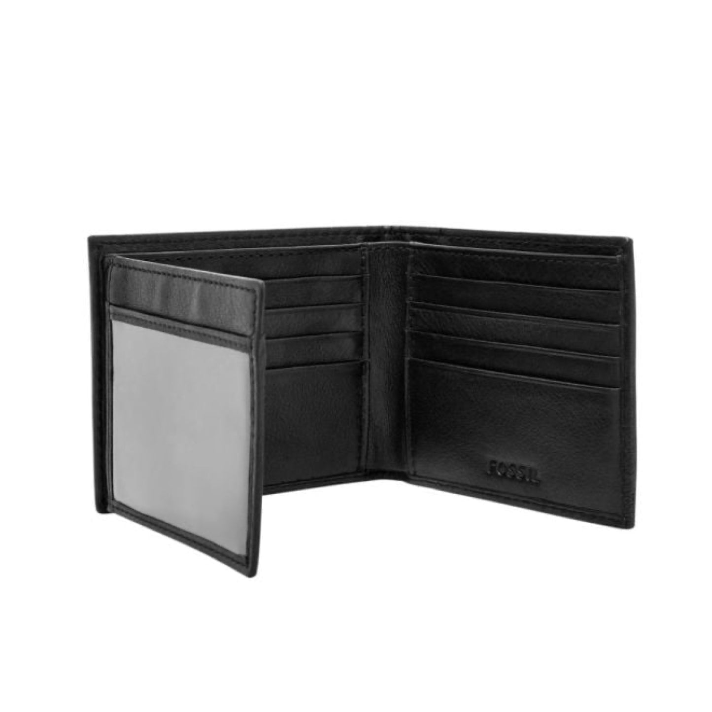 Fossil Lufkin Black Wallet